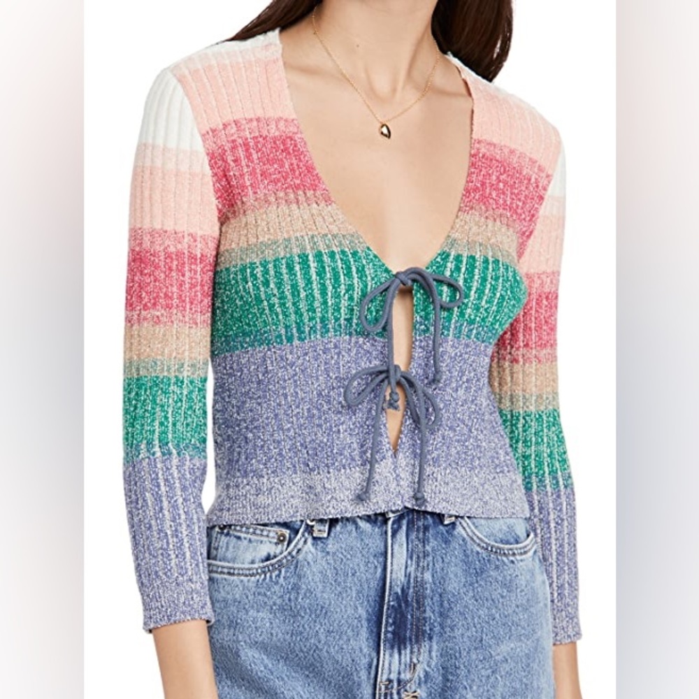 Free people trouble maker cardigan size XS NWOT